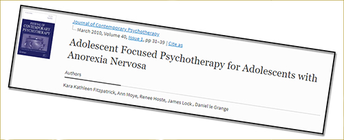 2010 AFT AFP-AN Adolescent-focused therapy for anorexia