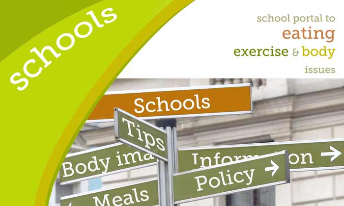 Schools: main page / portal to eating, exercise and body issues